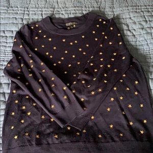 JCrew embroidered Tippi sweater — NWOT XL